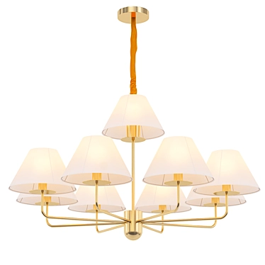 Elegant Towner Pendant Light 3D model image 1 