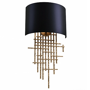 Mondrian Wall Light: Elegant and Modern 3D model image 1 