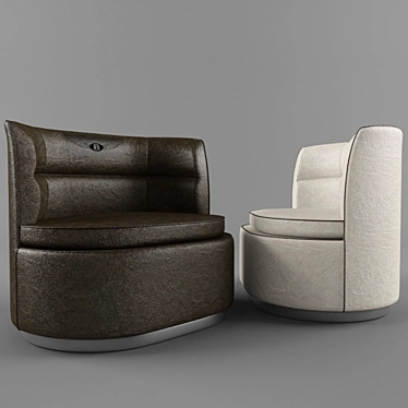 Title: Bentley Duke Armchair 3D model image 1 