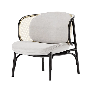 Elegant Thonet Vienna Armchair 3D model image 1 