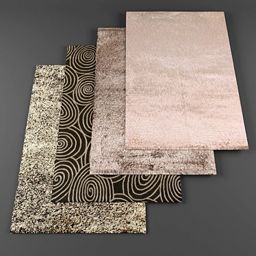 Elegant Rug Collection: Rugs137 3D model image 1 