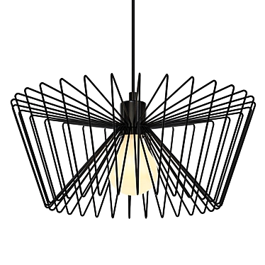 Modern Mesh Pendant Light 3D model image 1 