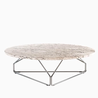 Modern Wire Table: Sleek Design 3D model image 1 