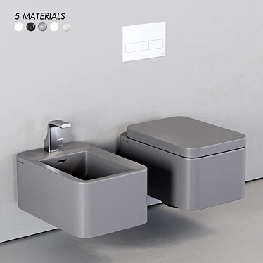 Flaminia Nile Wall-Hung WC 3D model image 1 