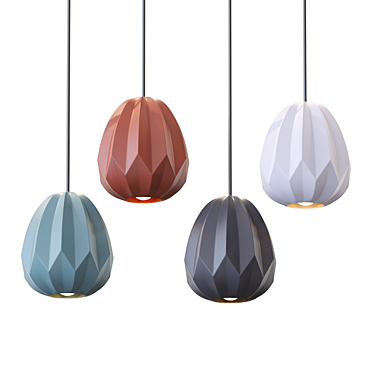 Scandinavian Style Pendant Lamp - Lampatron MEDDEL 3D model image 1 