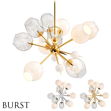 BRUST Modern Pendant Light 3D model image 1 