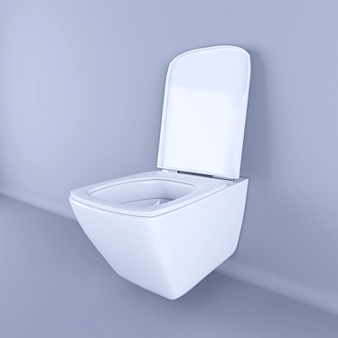 Modern Flush Toilet 3D model image 1 