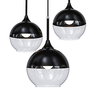 Scandinavian Style Pendant Light 3D model image 1 