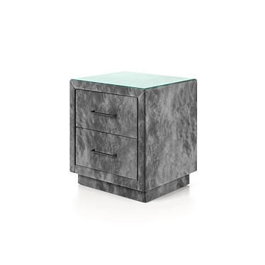 Sleek Modern Cabinet 3D model image 1 