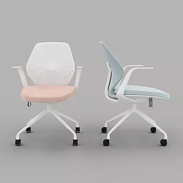 ITOKI QuA - Stylish and Compact Chair 3D model image 1 