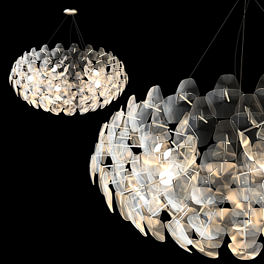 Elegant Hope Suspension Light 3D model image 1 