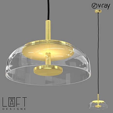 Industrial Pendant Lamp LoftDesigne 7958 3D model image 1 