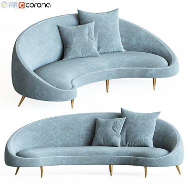 Ether Curved Sofa Jonathanadler