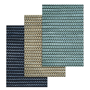 Title: Versatile Carpets Set - High-Quality Textures 3D model image 1 