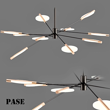 Sleek Designer Lamp: PASE 3D model image 1 