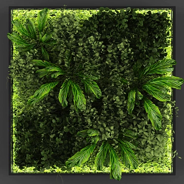 Modular Green Wall System 075 3D model image 1 