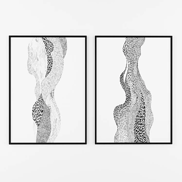 Modern Wall Decor 007 3D model image 1 