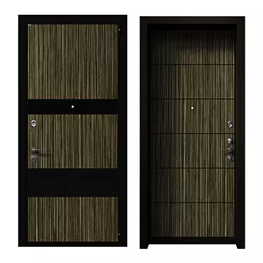 Enchanté Entry Doors: Crafted for Luxury 3D model image 1 