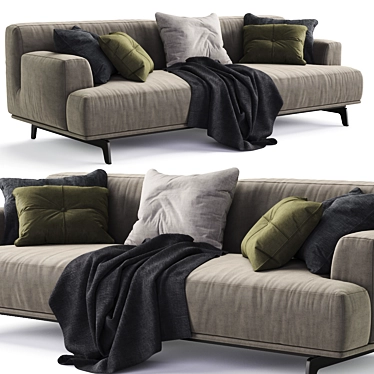 Poliform TRIBECA Sofa 3D model image 1 