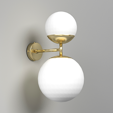 TATO Italia Biba Applique: Elegant Wall Light 3D model image 1 