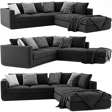 Elegant Minotti Andersen Line Sofa 3D model image 1 