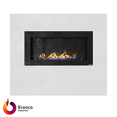 Kronco Classik 1200: Built-in Biofireplace 3D model image 1 