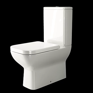 Ceramica Nova Access CN1501: Floor-Mounted Toilet 3D model image 1 