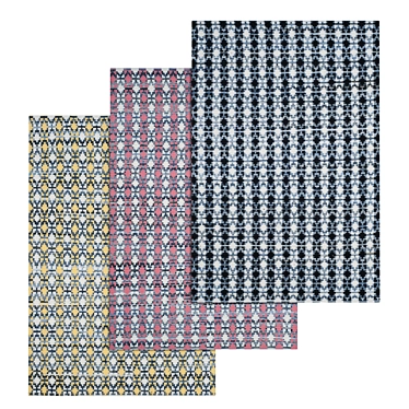 Title: Premium Carpet Set 317 3D model image 1 