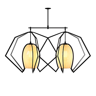 Twin Vise Suspension Lighting 3D model image 1 