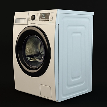 Samsung Max-Size Washer: High-Poly with Textures 3D model image 1 