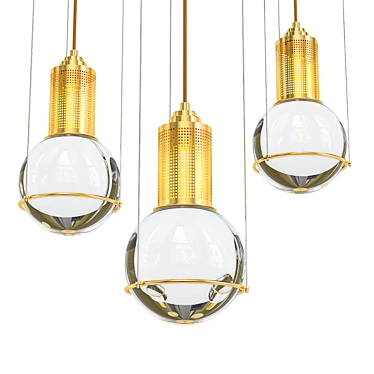 Elegant LOT Pendant Light 3D model image 1 