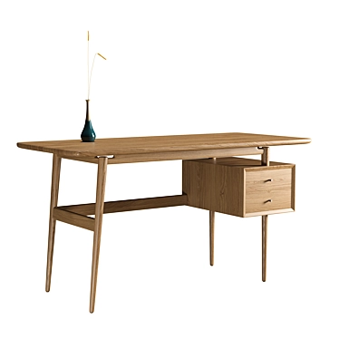 Samba-Style Desk: buro150 3D model image 1 