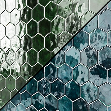 Stylish Hexagonal Tiles for every space 3D model image 1 