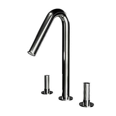 22mm Stainless Steel Tap Collection 3D model image 1 