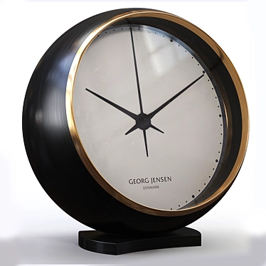 GEORG JENSEN Alarm Clock - Stylish Timepiece for Your Morning Wake-Up 3D model image 1 