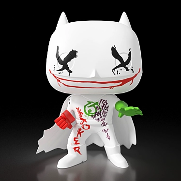 Wild Joker: Funko Pop Batman 3D model image 1 