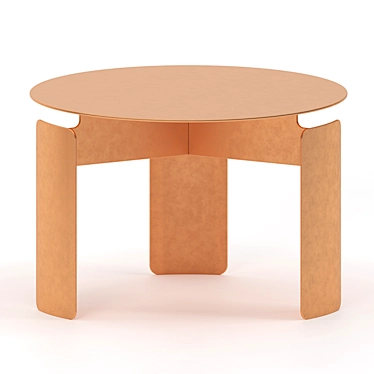 Sleek Shield Coffee Table 3D model image 1 