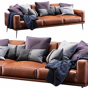 Modern Boconcept Carlton Sofa 3D model image 1 