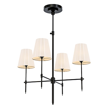 Classic Elegance: Thomas O'Brien Chandelier 3D model image 1 