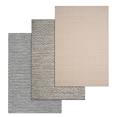 Luxury Texture Carpet Set 3D model image 1 