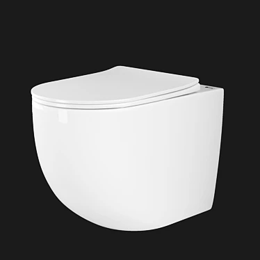 Ceramica Nova Mia CN1810: Sleek and Stylish Floor-Mounted Toilet 3D model image 1 