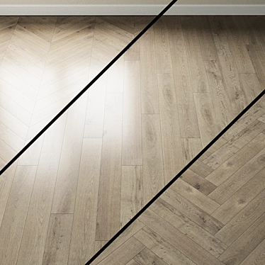 Gray Velvet Oak Parquet: Coswick Inspire 3D model image 1 