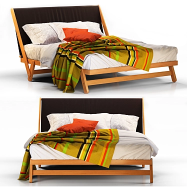 Noctis Tolo Bed: Sleek and Stylish 3D model image 1 