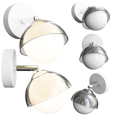 Sleek Lumion Neruni Wall Lamp 3D model image 1 