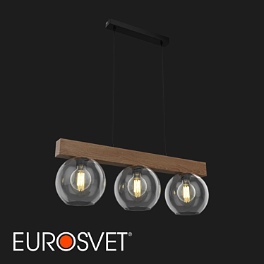 OM Pendant Lamp: Artwood Glass E27 Vanity Lighting 3D model image 1 