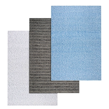 Luxury Carpet Set: Versatile High-Quality Textures 3D model image 1 