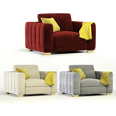 Elegant FlexForm Beauty Sofa 3D model image 1 