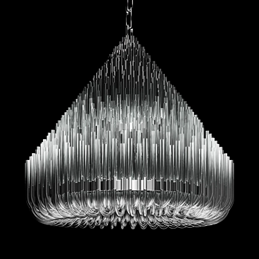 Magnificent Lasvit Ludwig Chandelier 3D model image 1 