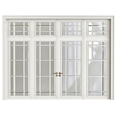 Elegant Sublimia Foppa Doors 3D model image 1 