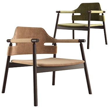 Elegant Chair: Midj SUITE ATT 3D model image 1 